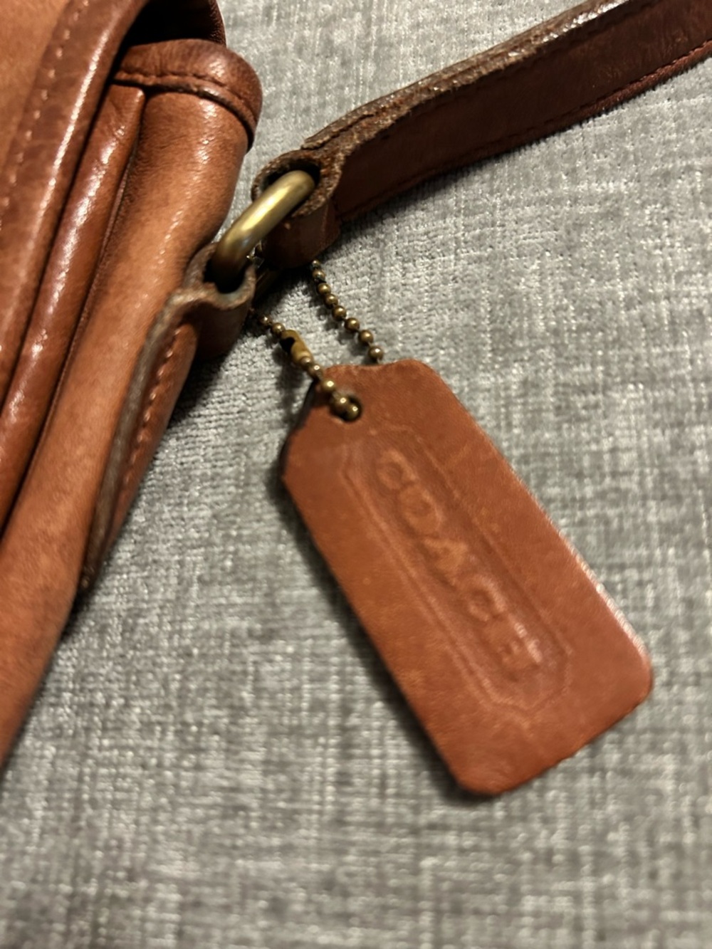 Coach 1992 vintage Brown Leather Crossbody Bag - Picture 13 of 13